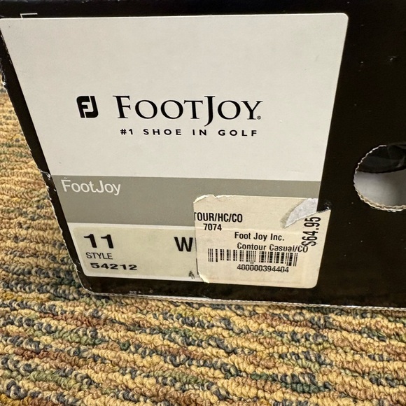 Footjoy Contour Golf Shoes Brown Leather Lace Up Men's Size 11 - NEW - Picture 7 of 7
